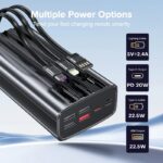 Batterie Externe 300000mAh Câble Intégré 4