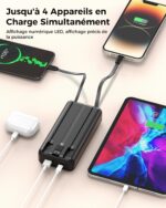 Batterie Externe 4 Ports 4 appareils