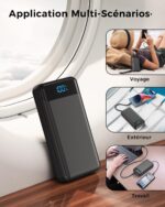 Batterie Externe 4 Ports multi scénarios