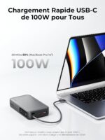 Batterie Externe USB-C 100W 3
