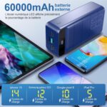 Batterie Portable Haute Capacité 60000mAh 2 puissante