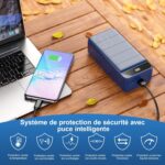 Batterie Portable Haute Capacité 60000mAh 5 systeme de protection