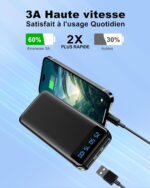 Lot de 2 Batteries Externes haute vitesse