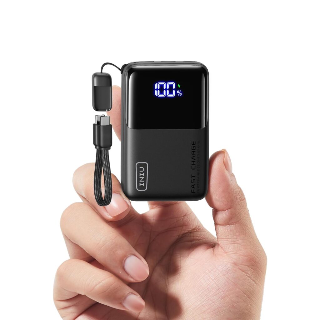 Mini Batterie Externe 10000mAh noir