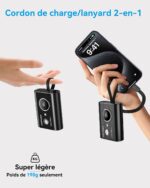 Mini Batterie Externe Portable cordon