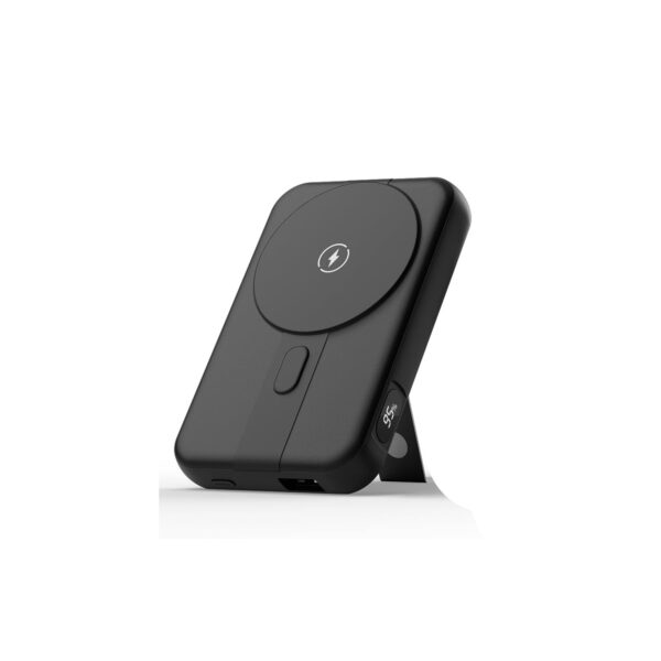 Batterie Externe iPhone Magnétique Pliable Noir